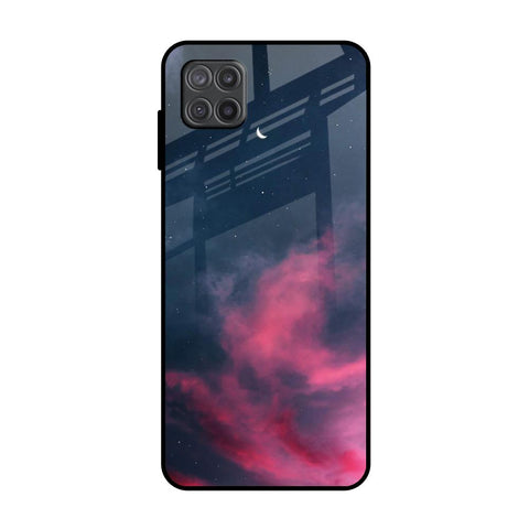 Moon Night Samsung Galaxy A12 Glass Back Cover Online