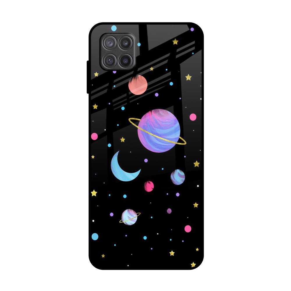 Planet Play Samsung Galaxy A12 Glass Back Cover Online