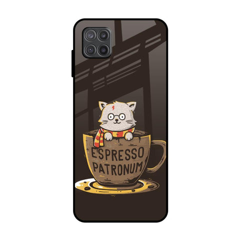 Tea With Kitty Samsung Galaxy A12 Glass Back Cover Online