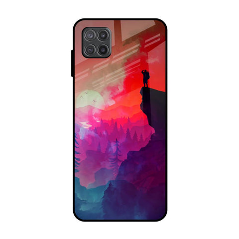 Dream So High Samsung Galaxy A12 Glass Back Cover Online