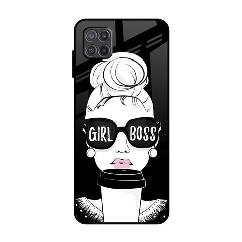 Girl Boss Samsung Galaxy A12 Glass Back Cover Online