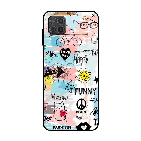 Just For You Samsung Galaxy A12 Glass Back Cover Online