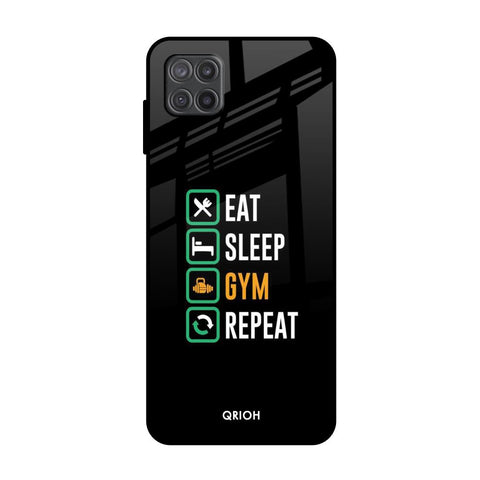 Daily Routine Samsung Galaxy A12 Glass Back Cover Online