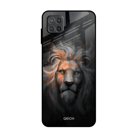 Devil Lion Samsung Galaxy A12 Glass Back Cover Online