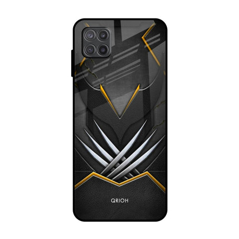 Black Warrior Samsung Galaxy A12 Glass Back Cover Online