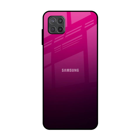 Purple Ombre Pattern Samsung Galaxy A12 Glass Back Cover Online