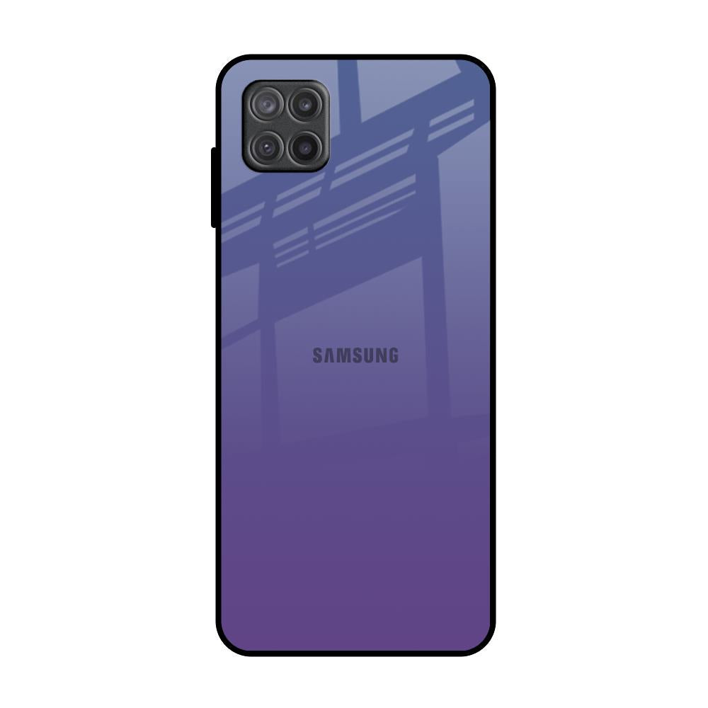 Indigo Pastel Samsung Galaxy A12 Glass Back Cover Online
