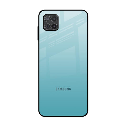 Arctic Blue Samsung Galaxy A12 Glass Back Cover Online