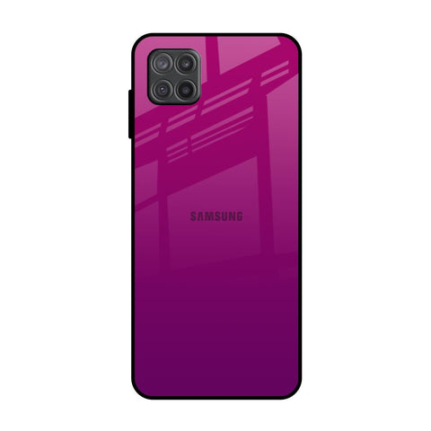 Magenta Gradient Samsung Galaxy A12 Glass Back Cover Online