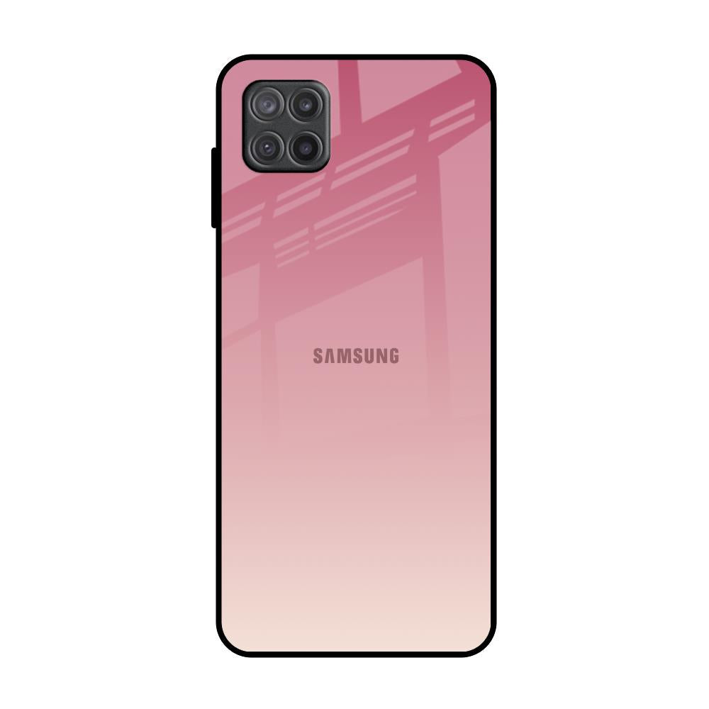 Blooming Pink Samsung Galaxy A12 Glass Back Cover Online