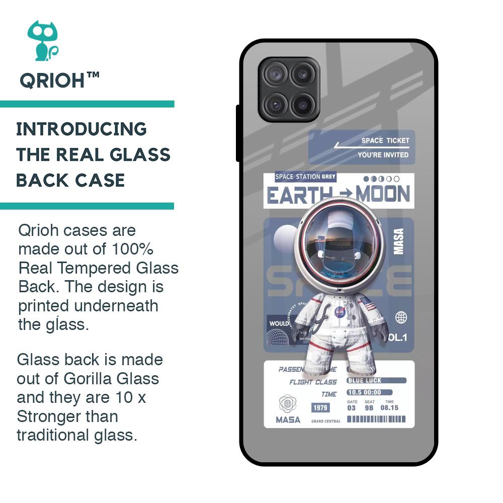 Space Flight Pass Glass Case for Samsung Galaxy A12