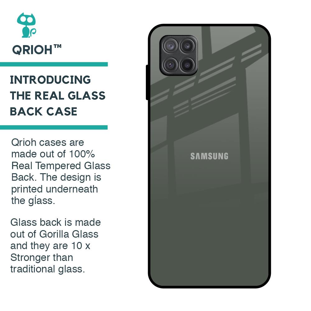 Charcoal Glass Case for Samsung Galaxy A12