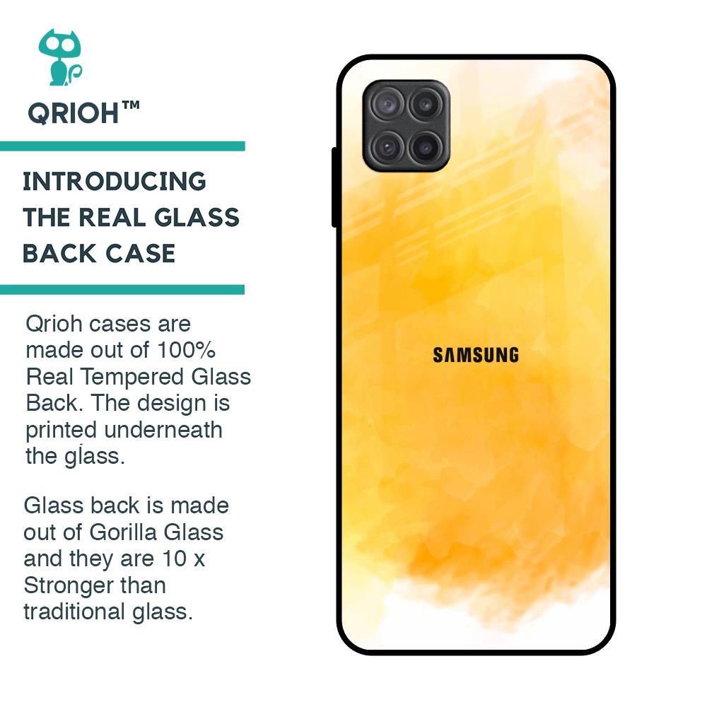 Rustic Orange Glass Case for Samsung Galaxy A12