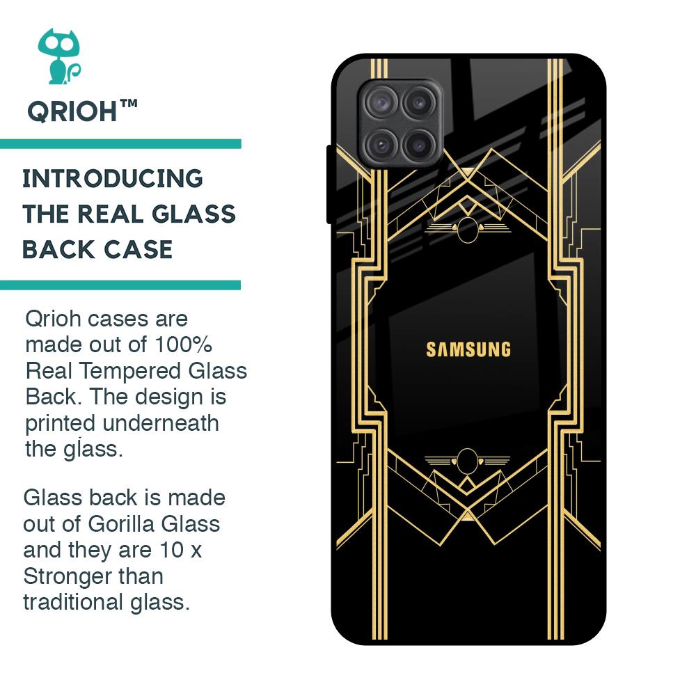 Sacred Logo Glass Case for Samsung Galaxy A12