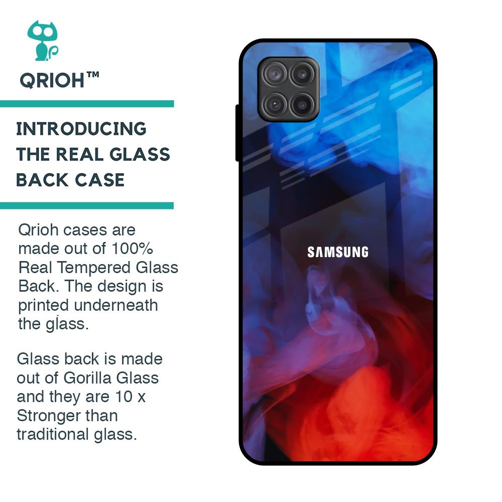 Dim Smoke Glass Case for Samsung Galaxy A12