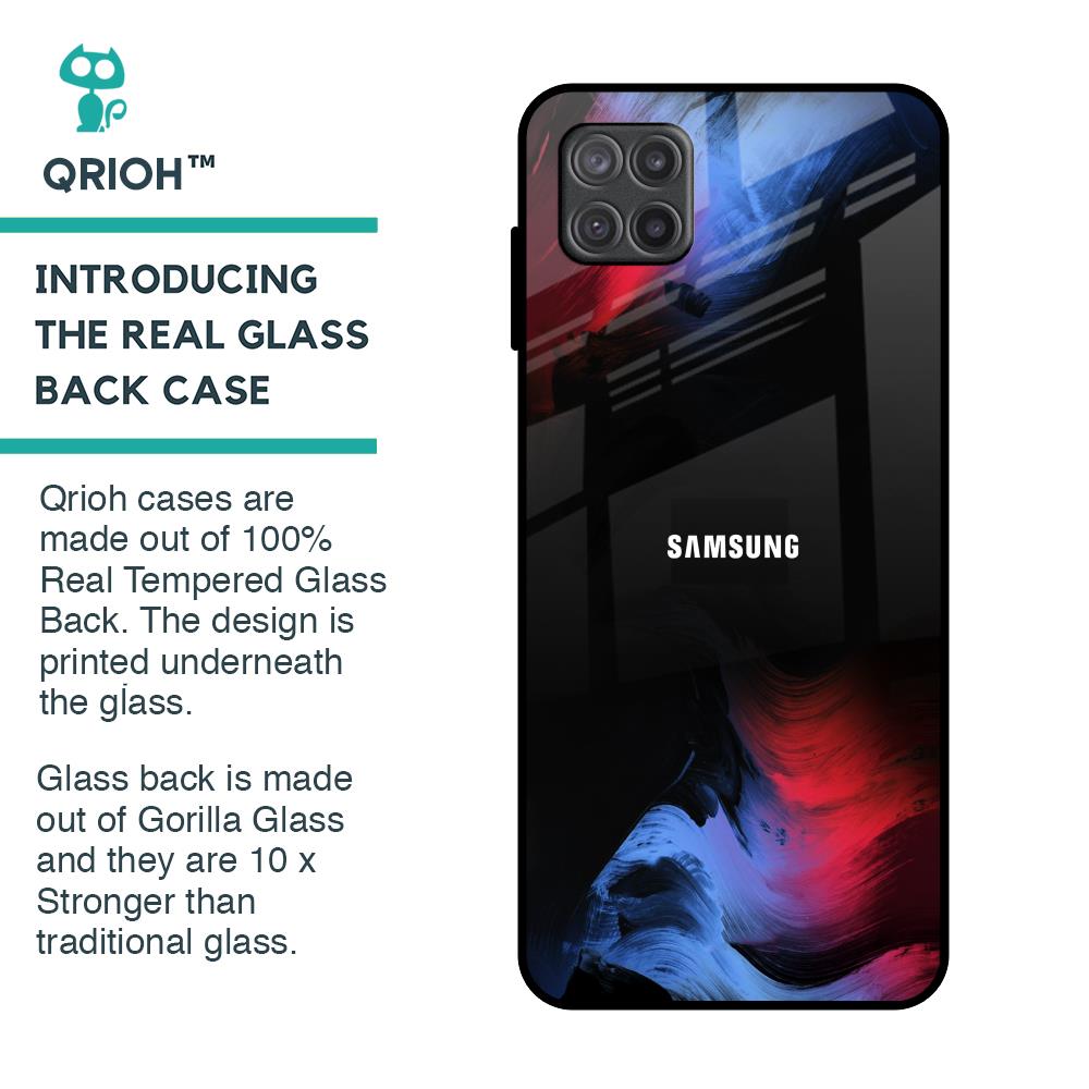 Fine Art Wave Glass Case for Samsung Galaxy A12