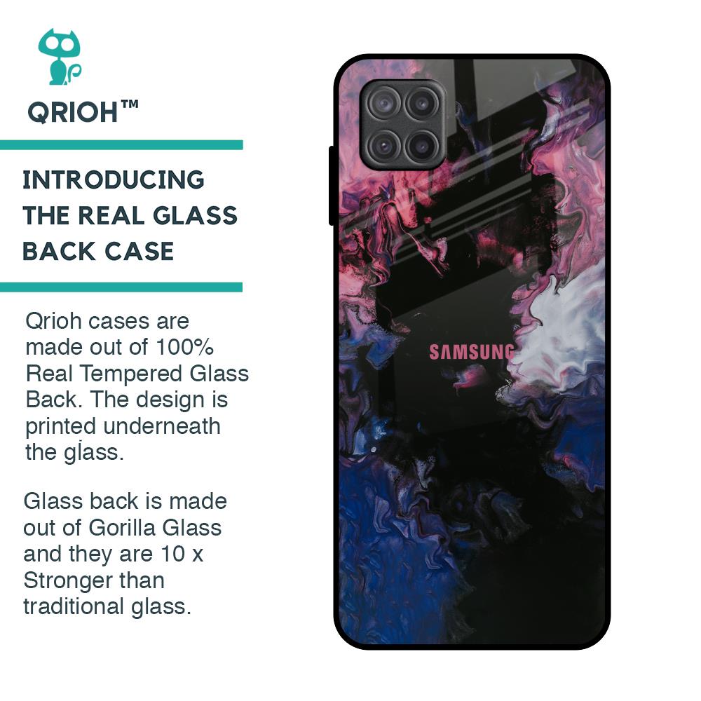 Smudge Brush Glass case for Samsung Galaxy A12