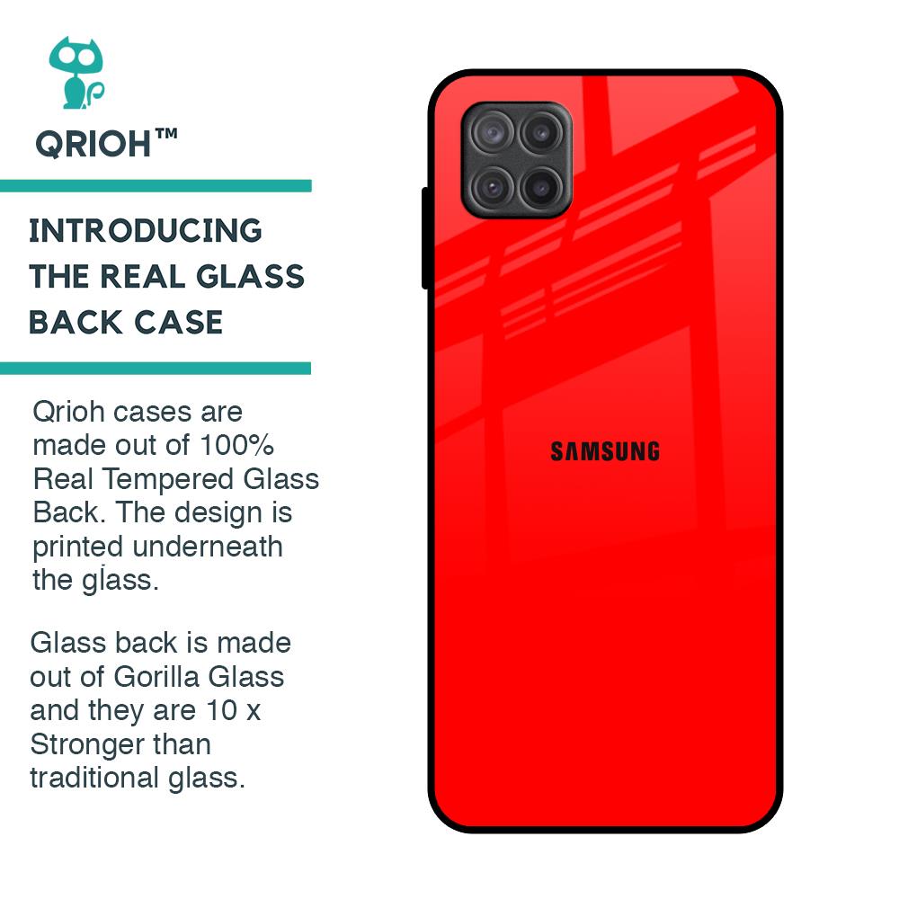 Blood Red Glass Case for Samsung Galaxy A12