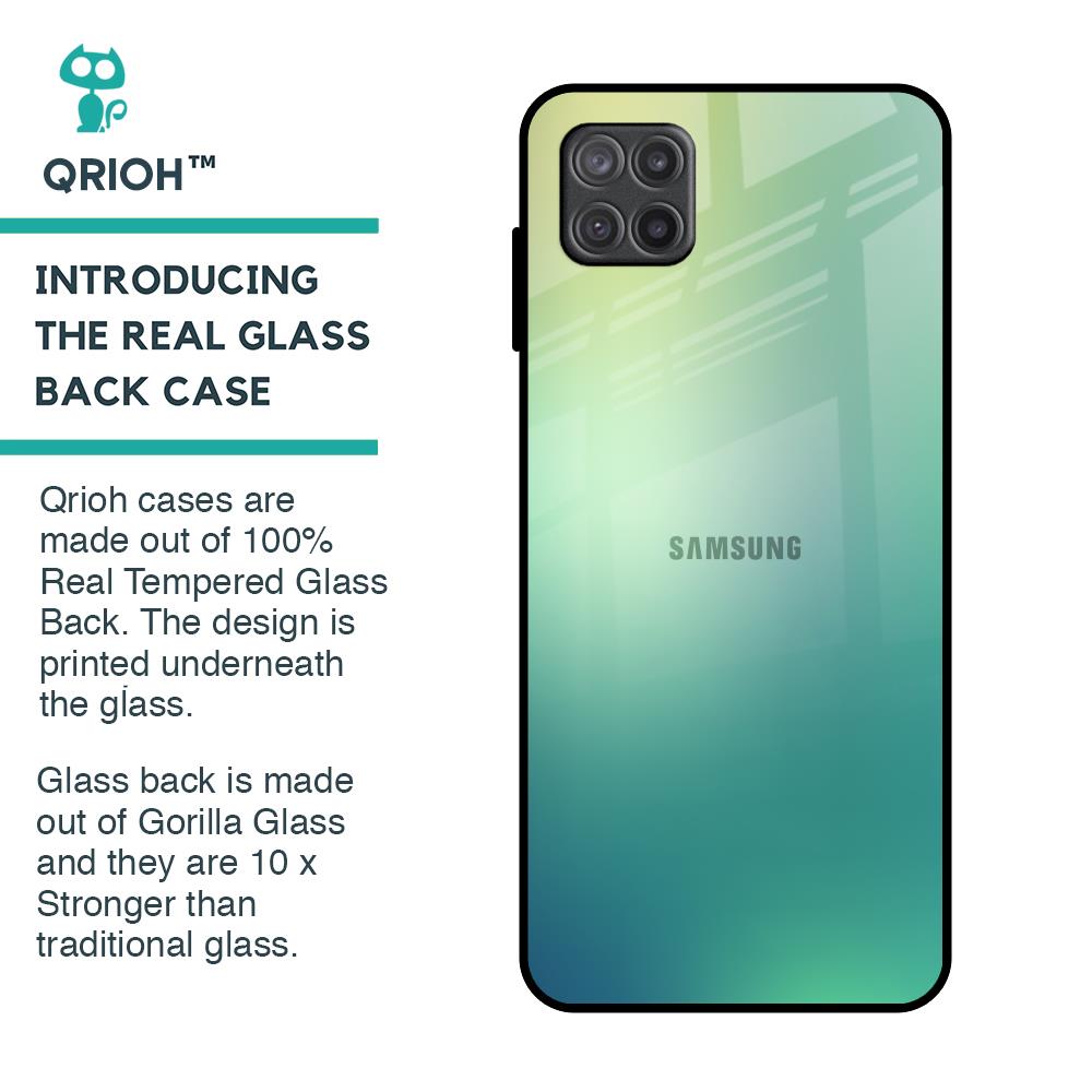 Dusty Green Glass Case for Samsung Galaxy A12