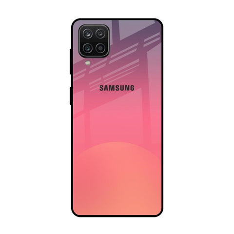 Sunset Orange Samsung Galaxy A12 Glass Cases & Covers Online