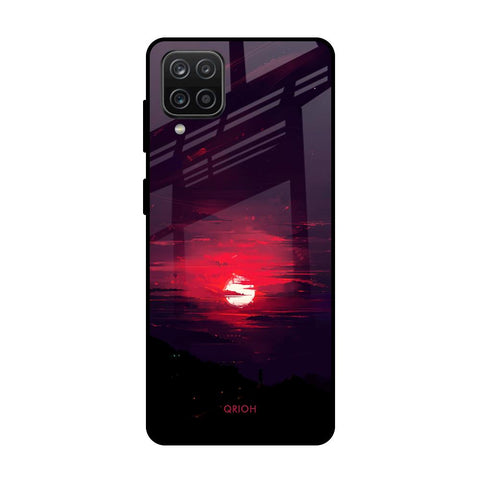 Morning Red Sky Samsung Galaxy A12 Glass Cases & Covers Online