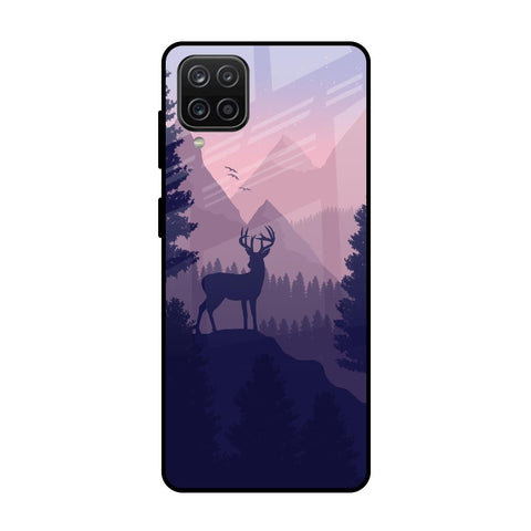Deer In Night Samsung Galaxy A12 Glass Cases & Covers Online