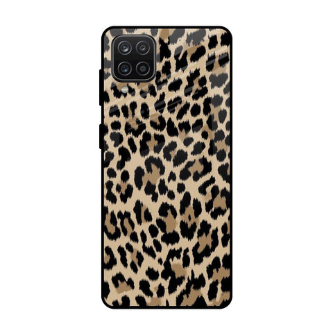 Leopard Seamless Samsung Galaxy A12 Glass Cases & Covers Online