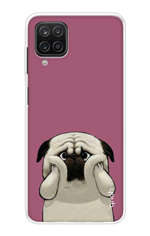 Chubby Dog Samsung Galaxy A12 Back Cover