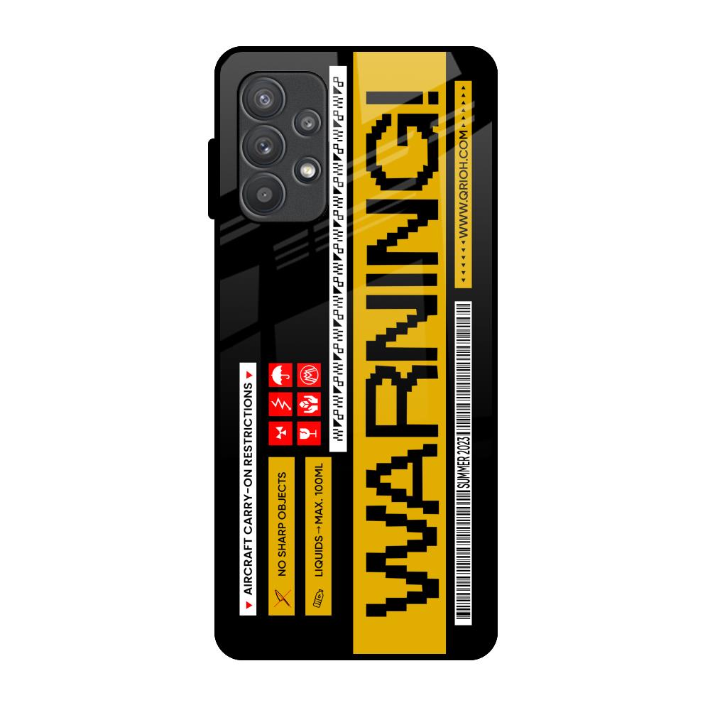 Aircraft Warning Samsung Galaxy A32 Glass Back Cover Online