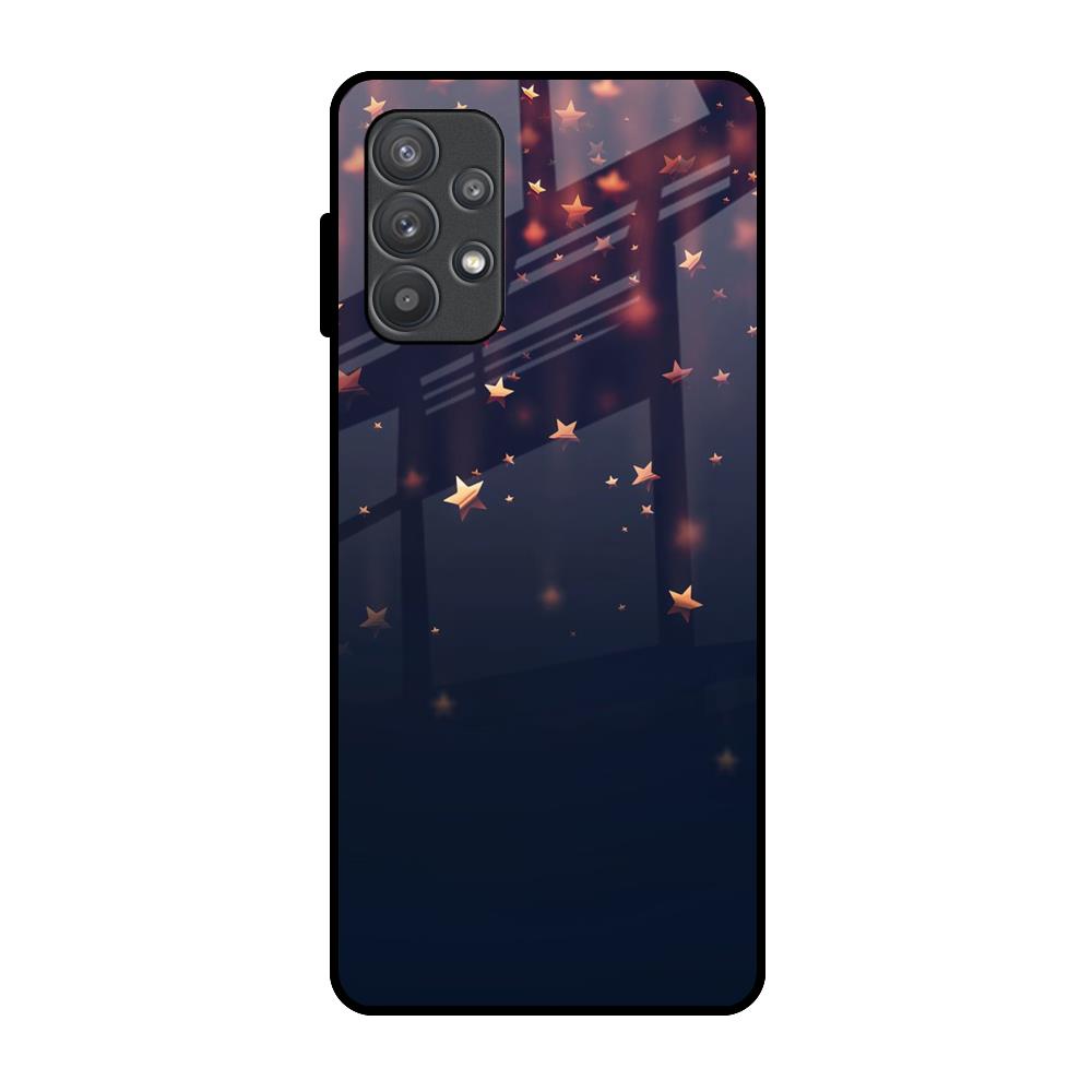 Falling Stars Samsung Galaxy A32 Glass Back Cover Online