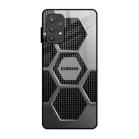 Hexagon Style Samsung Galaxy A32 Glass Back Cover Online