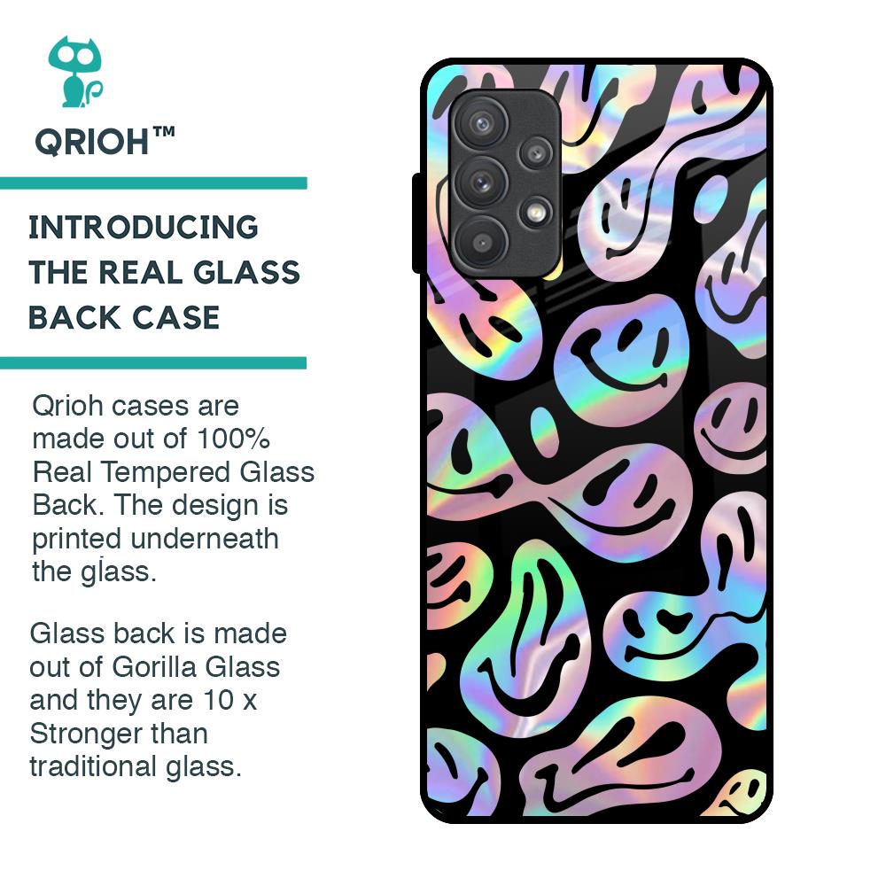 Acid Smile Glass Case for Samsung Galaxy A32