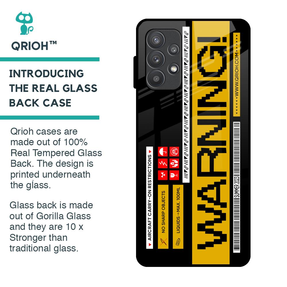Aircraft Warning Glass Case for Samsung Galaxy A32