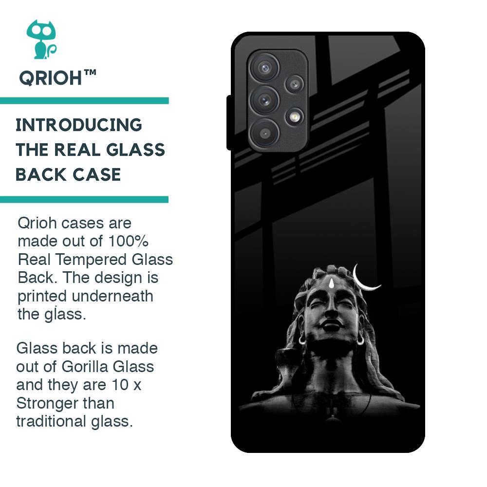 Adiyogi Glass Case for Samsung Galaxy A32