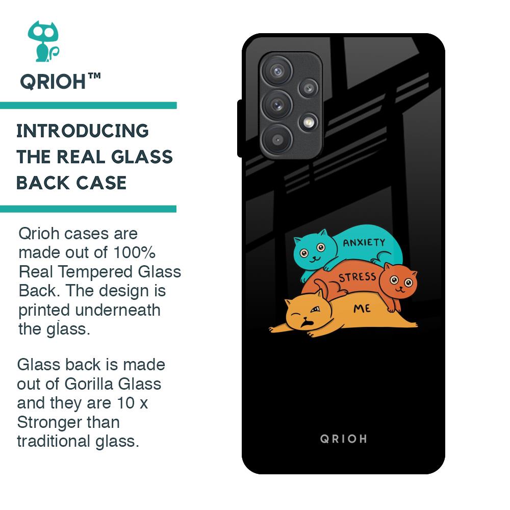 Anxiety Stress Glass Case for Samsung Galaxy A32