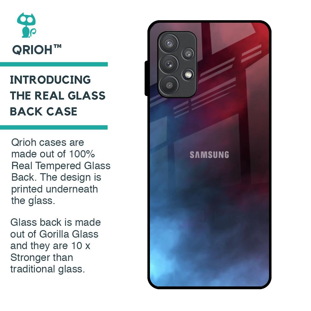 Smokey Watercolor Glass Case for Samsung Galaxy A32