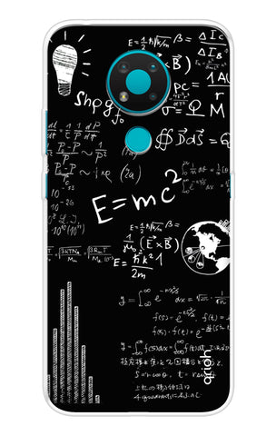 Equation Doodle Nokia 3.4 Back Cover