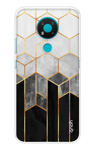 Hexagonal Pattern Nokia 3.4 Back Cover