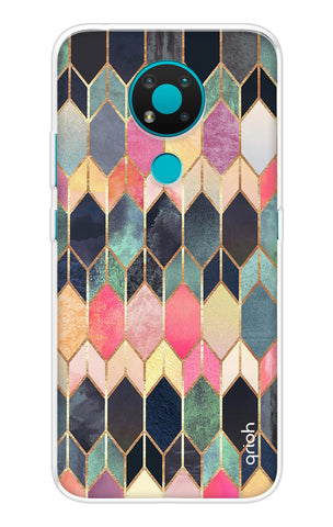 Shimmery Pattern Nokia 3.4 Back Cover