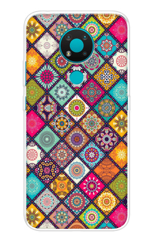 Multicolor Mandala Nokia 3.4 Back Cover