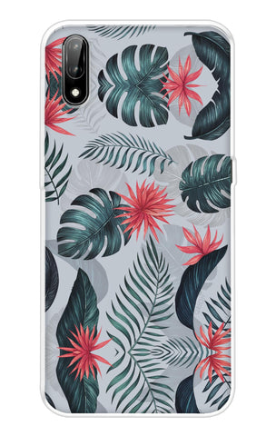 Retro Floral Leaf LG W11 Back Cover