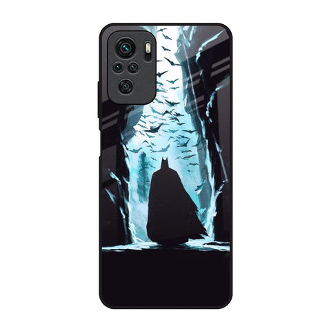 Dark Man In Cave Redmi Note 10 Glass Back Cover Online