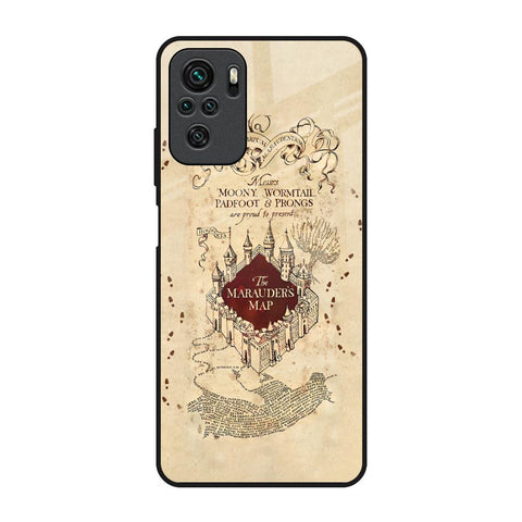 Magical Map Redmi Note 10 Glass Back Cover Online
