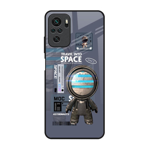 Space Travel Redmi Note 10 Glass Back Cover Online