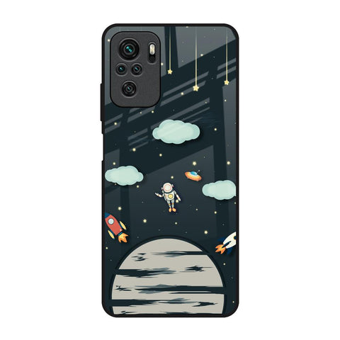 Astronaut Dream Redmi Note 10 Glass Back Cover Online