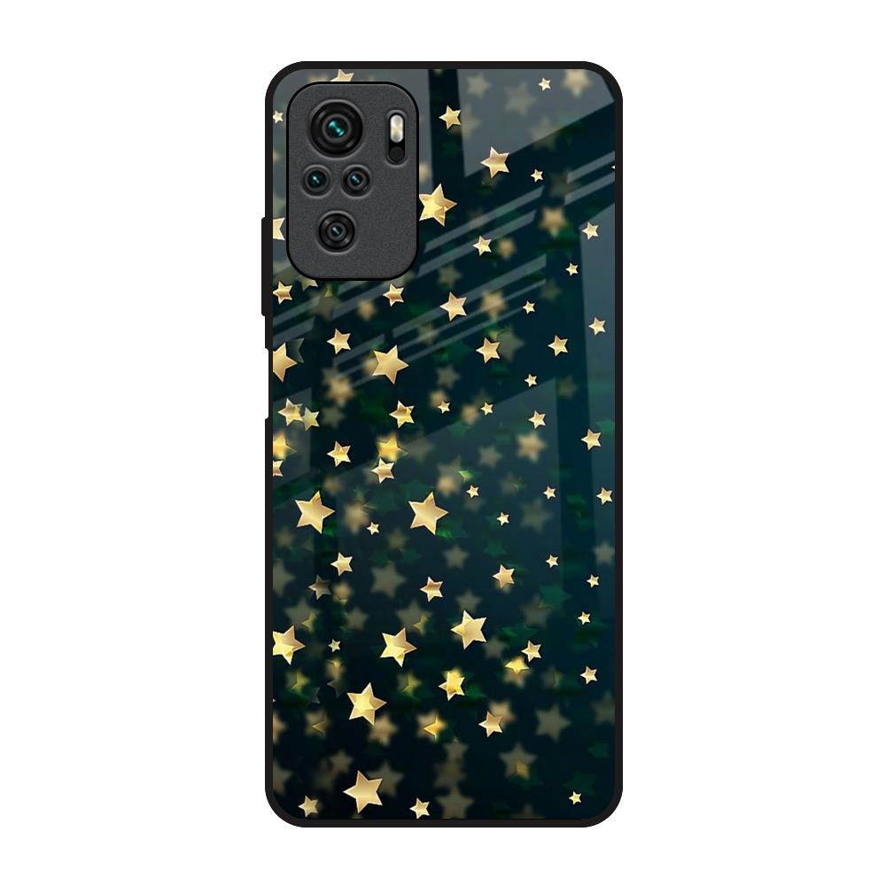 Dazzling Stars Redmi Note 10 Glass Back Cover Online