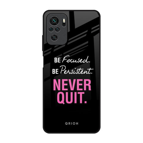 Be Focused Redmi Note 10 Glass Back Cover Online