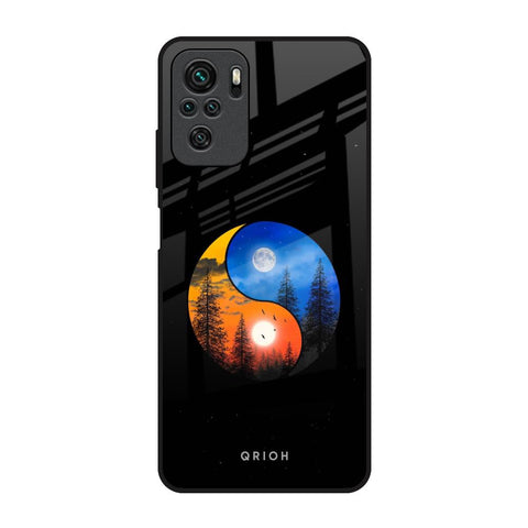 Yin Yang Balance Redmi Note 10 Glass Back Cover Online