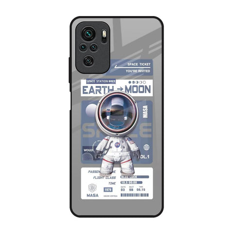 Space Flight Pass Redmi Note 10 Glass Back Cover Online