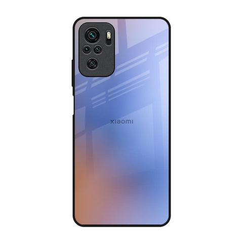 Blue Aura Redmi Note 10 Glass Back Cover Online